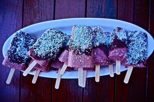 Cherry Ripe Popsicles - Nourished Natural Health