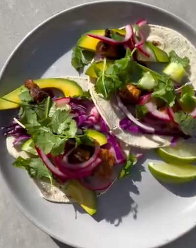 Crispy Salmon Tacos
