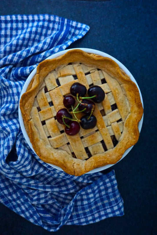 Easy Gluten Free Vegan Cherry Pie - Nourished Natural Health