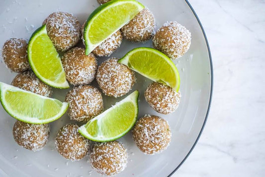 Simple 15 Minute Key Lime Pie Protein Energy Balls - Nourished Natural Health
