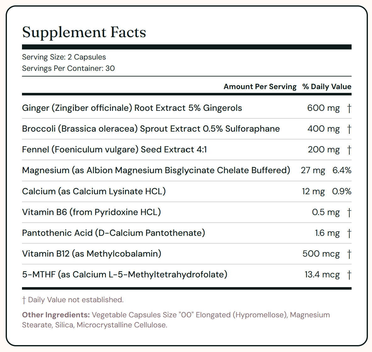 Supplement Facts
