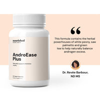 Thumbnail for AndroEase Plus PCOS supplement in hand — natural support for hirsutism and hormone imbalance